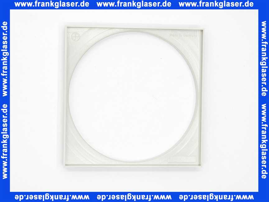 495709 Dallmer Aufsatzrahmen CK 12, 120 x 120 mm