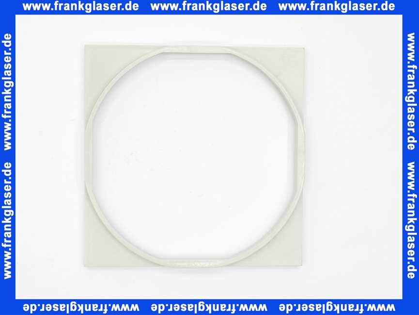 500809 Dallmer Aufsatzrahmen CK 15, 150 x 150 mm