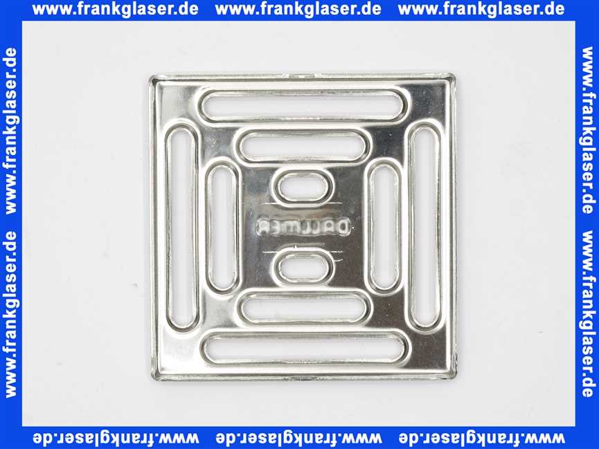 501011 Dallmer Rost E 90, 90 x 90 mm