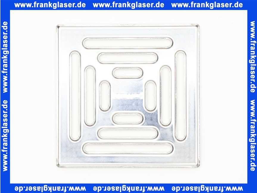 501080 Dallmer Rost E 115, 115 x 115 mm zu Bodenablauf