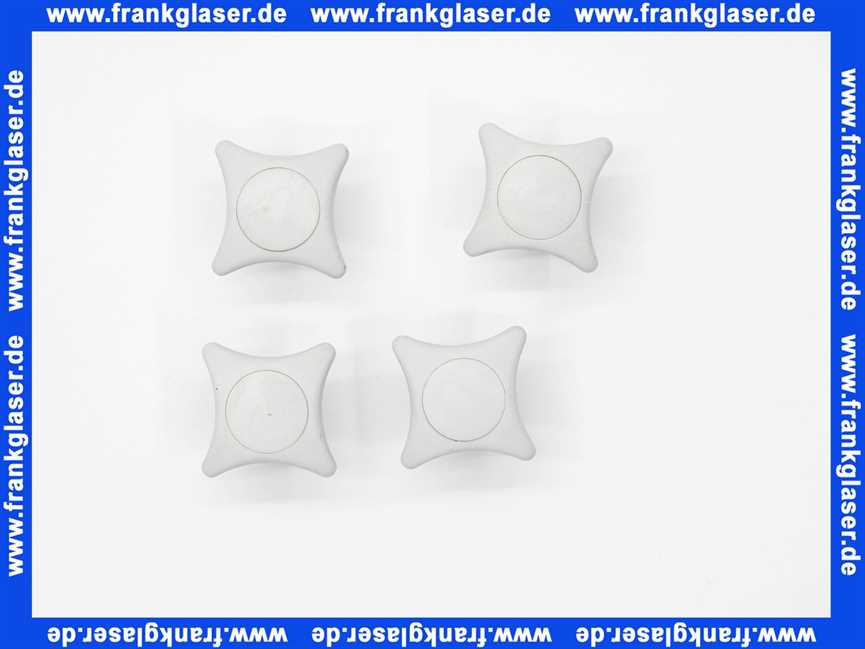 664020 Dallmer Muttern mit Kreuzgriff zu Stausafe (4Stück), M 8