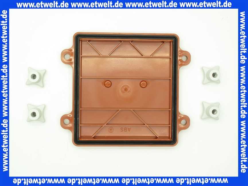 664600 Dallmer Gehäusedeckel 2000 zu Stausafe E DN 100/125