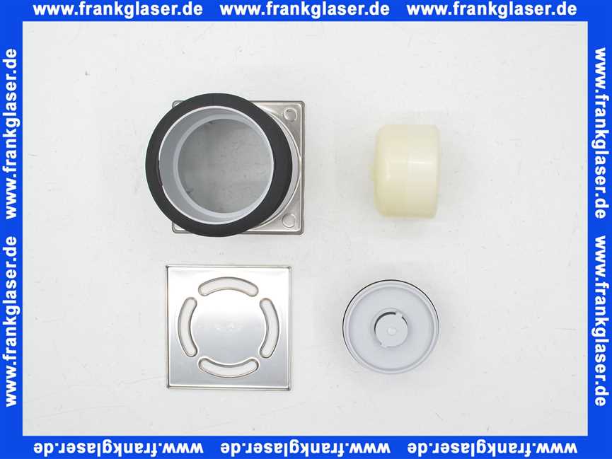 700032 Dallmer Bodenablauf PRONTO Primus, DN 100, 120 x 120 mm