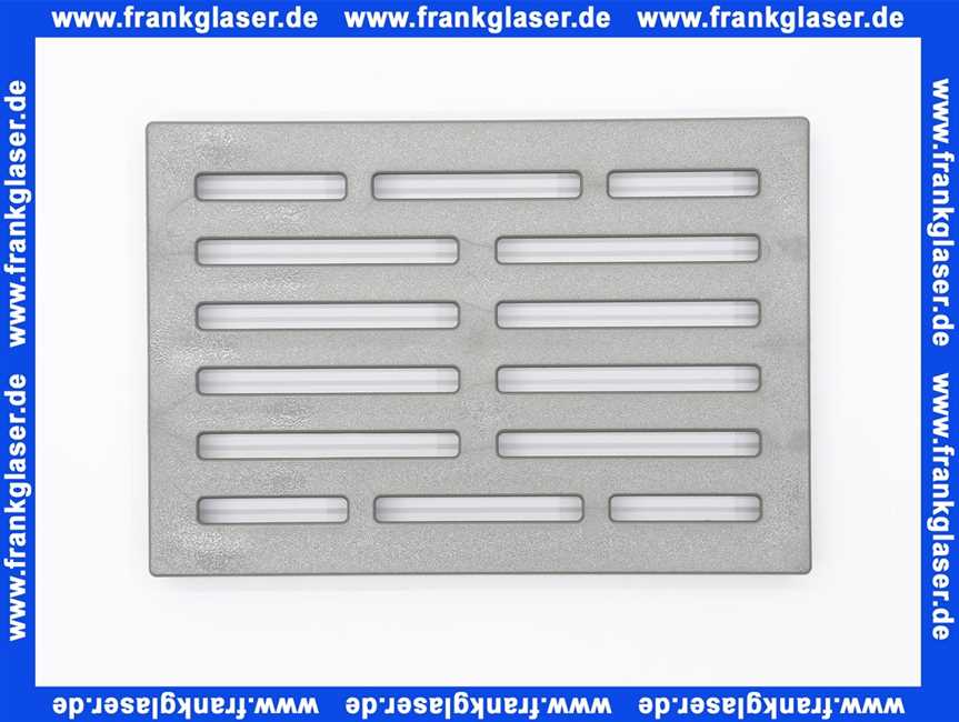 714923 Dallmer Rost zu Kellerablauf 71, grau, 225 x 155 mm