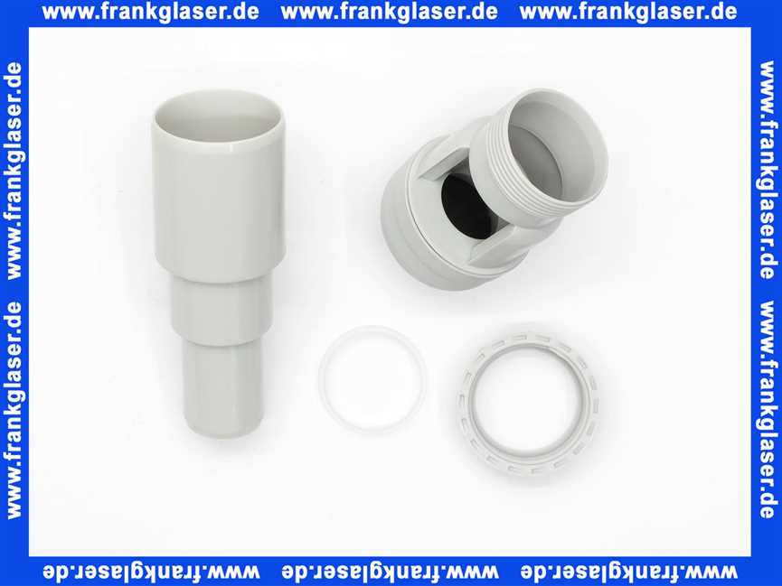 904850218 Dallmer Rohrbelüfter DN40/50 für Abwasserleitung mit Anschlussadapter DN32/DN50