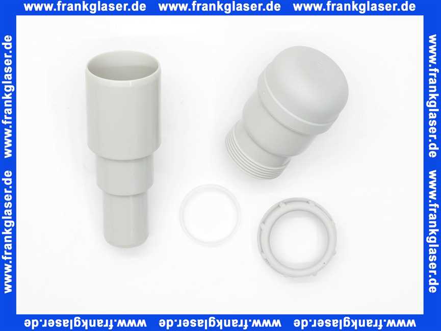 904850218 Dallmer Rohrbelüfter DN40/50 für Abwasserleitung mit Anschlussadapter DN32/DN50