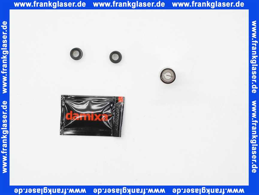 23753.001 Damixa Dichtungsset Ventilsitze Set 2 Stück mit Reinigungswerkzeug