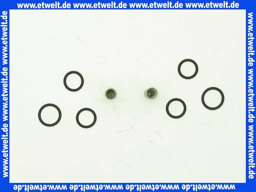 23897 Damixa Dichtungssatz für Aufputz-Element für UP-Wannenfüll- u. Brausearmatur mit manueller Umstellung
