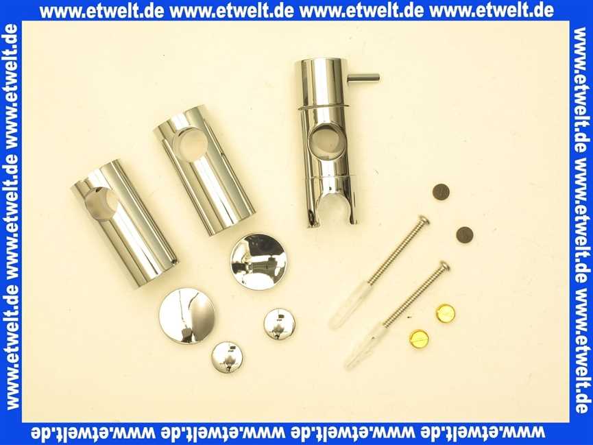 23925.00 Damixa Brause Wandbefestigung und Rutscher für Fair Jet Flex Brausestange