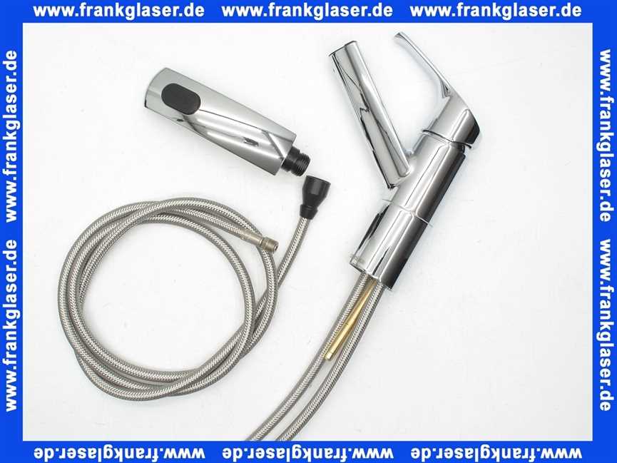 6712000 Damixa Spültischarmatur, Keramikkartusche, Schwenkauslauf, Twist & Clean - Leicht zu reinigen, Geschirrbrause herausziehbar