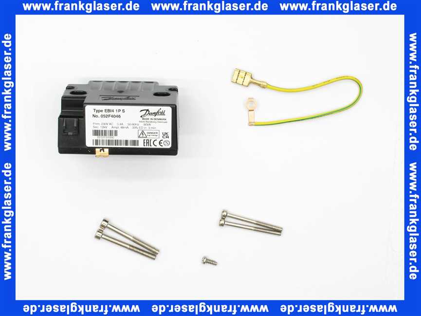 052F4046 Danfoss Zündeinheit Typ EBI 4 PS 230 V 50/60 Hz, 1-polig