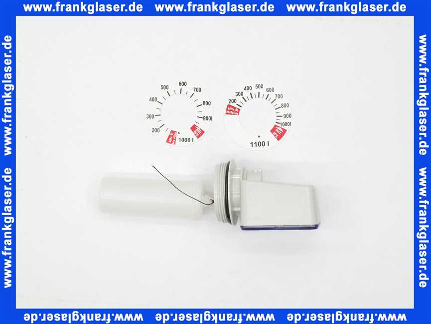 Dehoust Inhaltsanzeiger mit Wechselskala für TrioSafe 750 bis 1500 Liter 62374