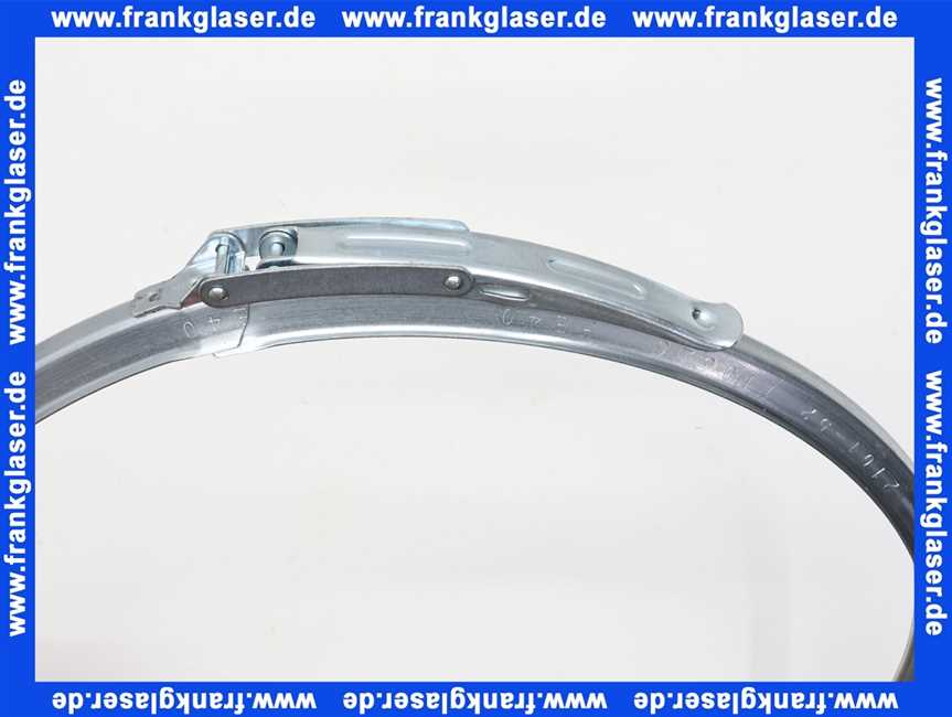Dehoust Spannring verzinkt für Gartenfass 150-220 Liter Verzinkter Spannring 400 mm zur Befestigung des Deckels am Gartenfass 971373