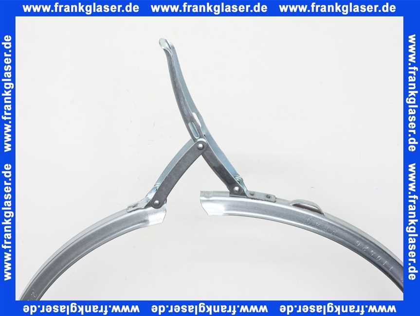 Dehoust Spannring verzinkt für Gartenfass 150-220 Liter Verzinkter Spannring 400 mm zur Befestigung des Deckels am Gartenfass 971373