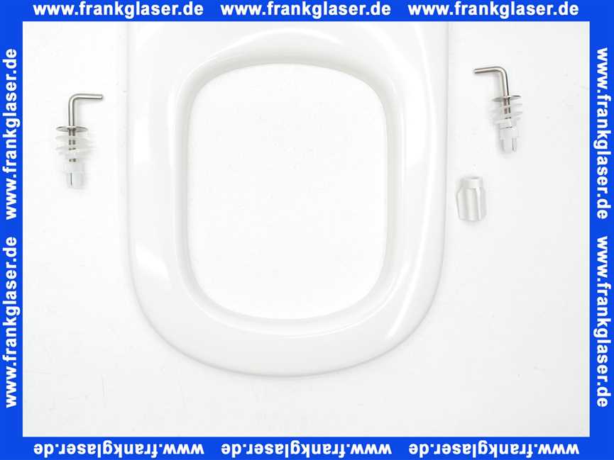 526472 Derby Wc-Sitz Derby Style mit Deckel Scharniere Edelstahl weiß