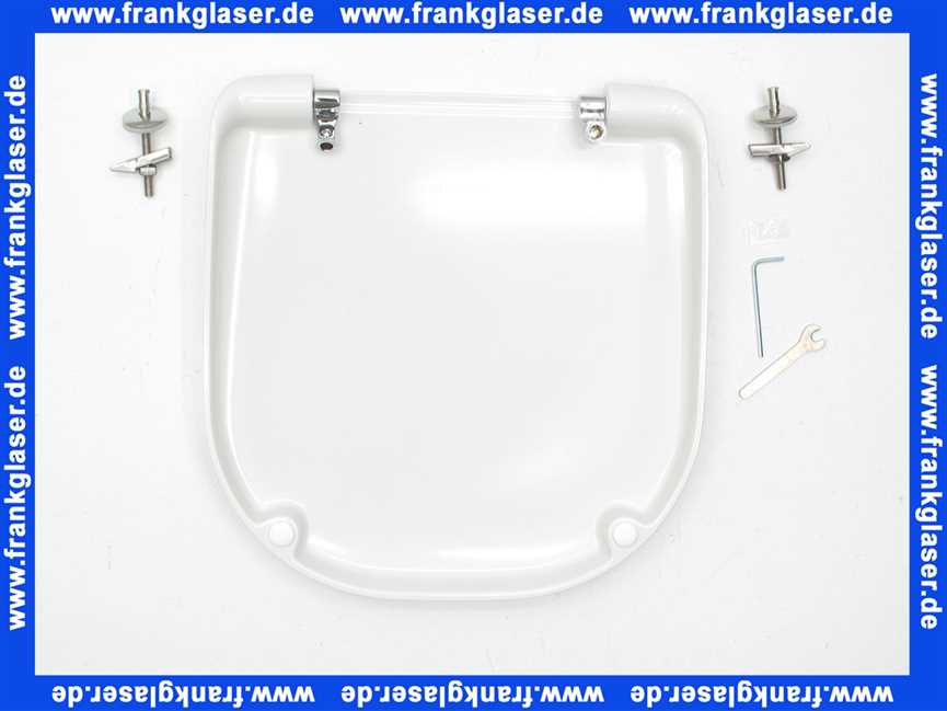 536431 Derbytop Urinal- Deckel Derby abnehmbar mit Edelstahlscharnieren und Absenkautomatik in Weiss VIGOUR