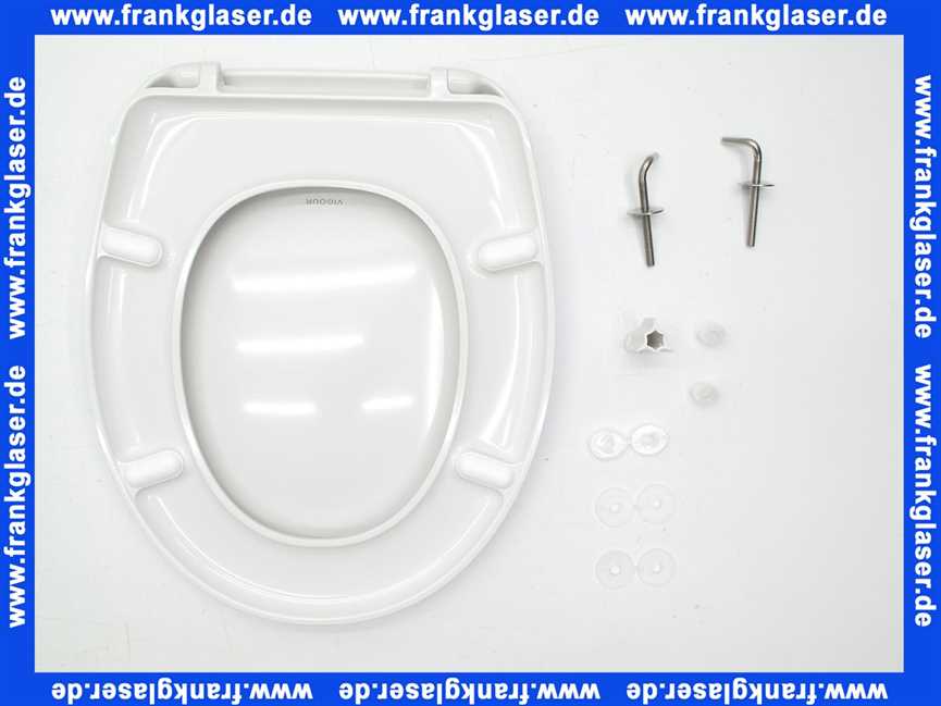 Derbytop WC-Sitz Derby mit Deckel weiss Edelstahl-Bügelscharniere