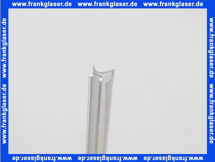 GUME371 Derbytop Dichtungsprofil 2000mm zu Vela 2000 Pendeltür 2-Flügelig