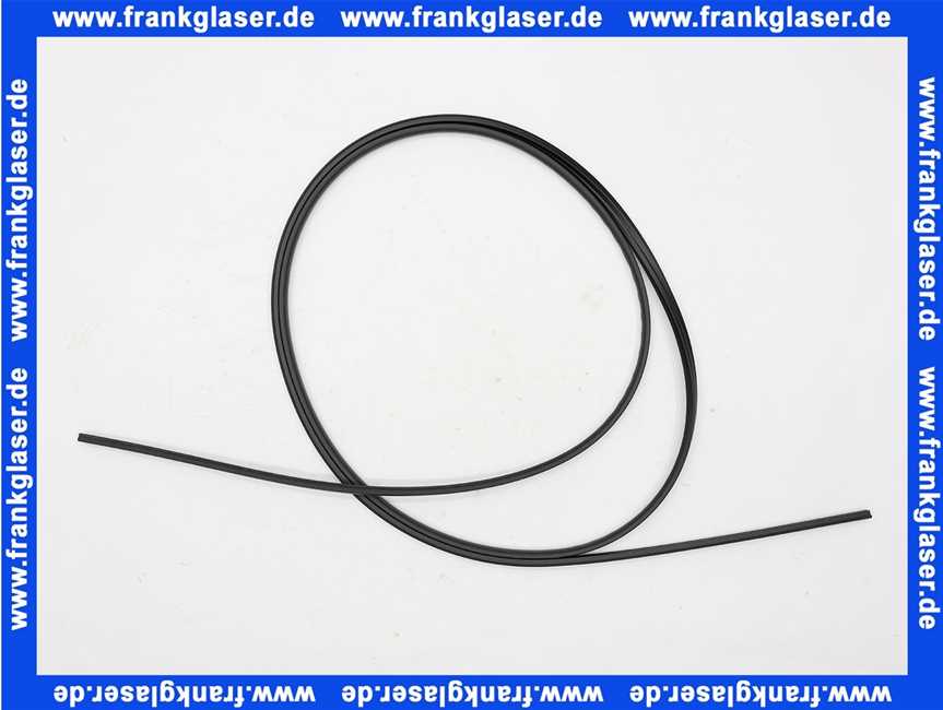 GUML016 DerbyTop Dichtung Magnet Magnetleiste zu Duschabtrennung zu GR2P 1950mm lang Schwarz