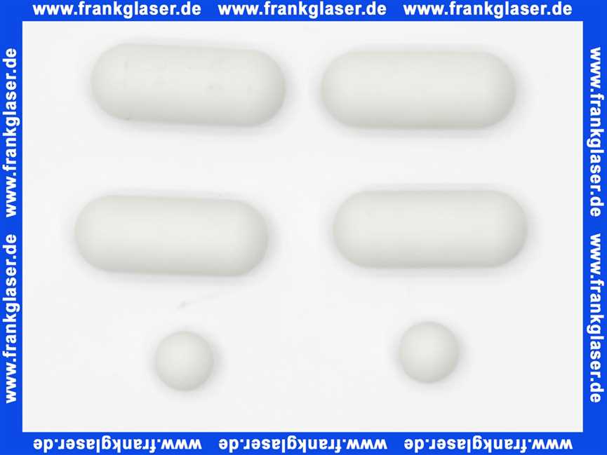 YMWB90001 Pufferset bestehend aus 4 Langpuffern und 2 Rundpuffern für WC-Sitz derby/DgG/white
