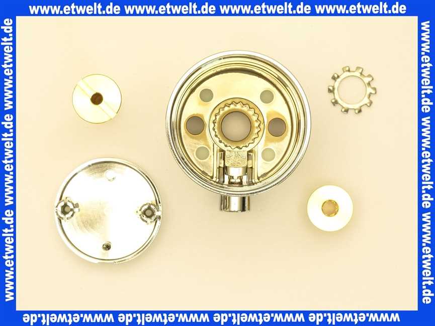 1151518 DIANA Mix Temperaturwählgriff für Aufputz Thermostat-Batterie verchromt