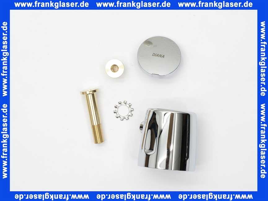 1151518 DIANA Mix Temperaturwählgriff für Aufputz Thermostat-Batterie verchromt