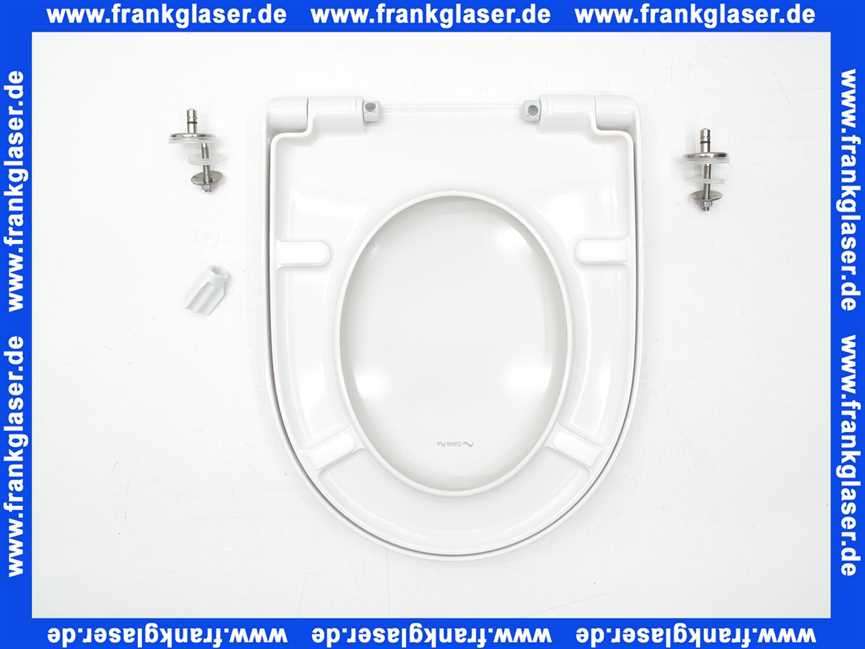 533728 DIANA S100 WC-Sitz mit Take off Edelstahlscharnier weiß