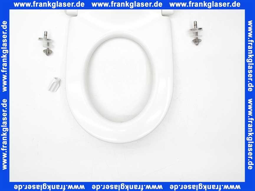 533728 DIANA S100 WC-Sitz mit Take off Edelstahlscharnier weiß