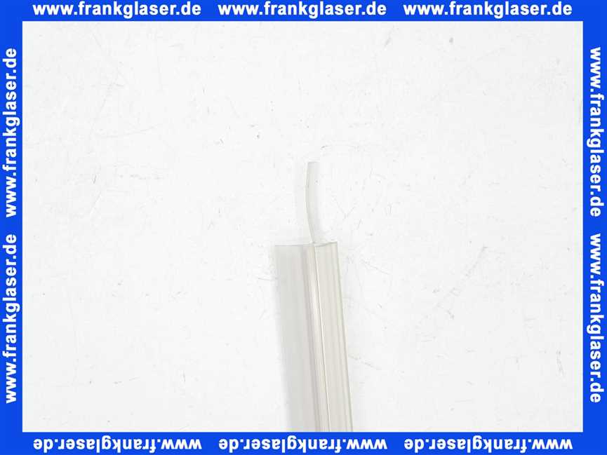25313 Duscholux untere Dichtleiste zu Magic gerade Form