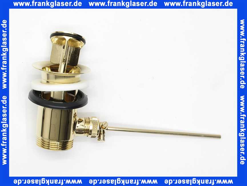 Dornbracht Ablaufgarnitur Ersatzteile 04110100100 1 1/4 Messing (23kt) 04110100100-09