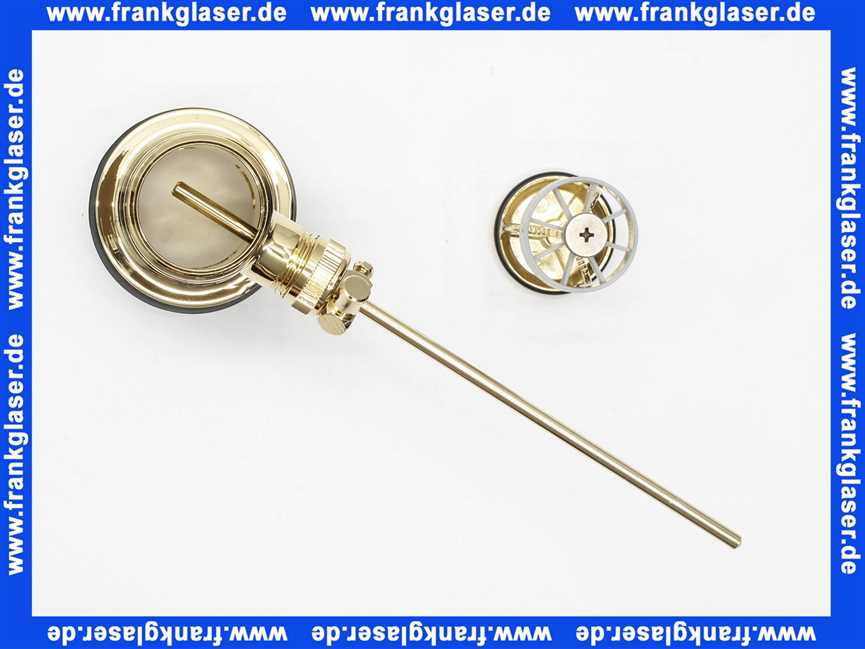 0411010010009 Dornbracht Ablaufgarnitur messing