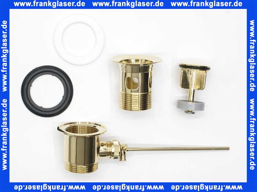 0411010010009 Dornbracht Ablaufgarnitur messing