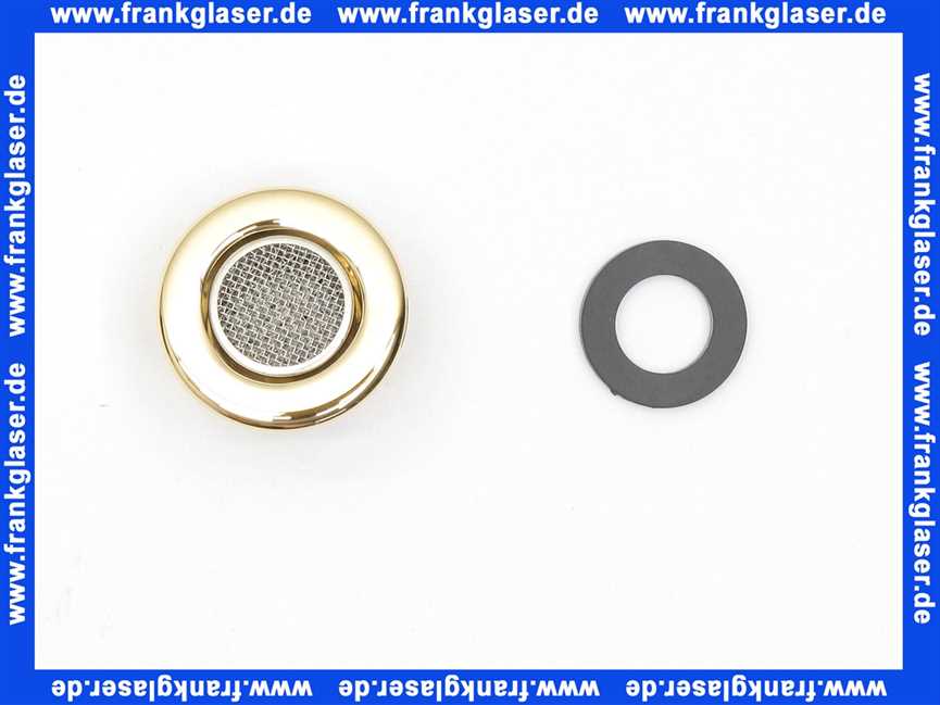 Dornbracht Luftsprudler mit Bund Ersatzteile 04230101700 M18x1-AG Messing (23kt) 04230101700-09