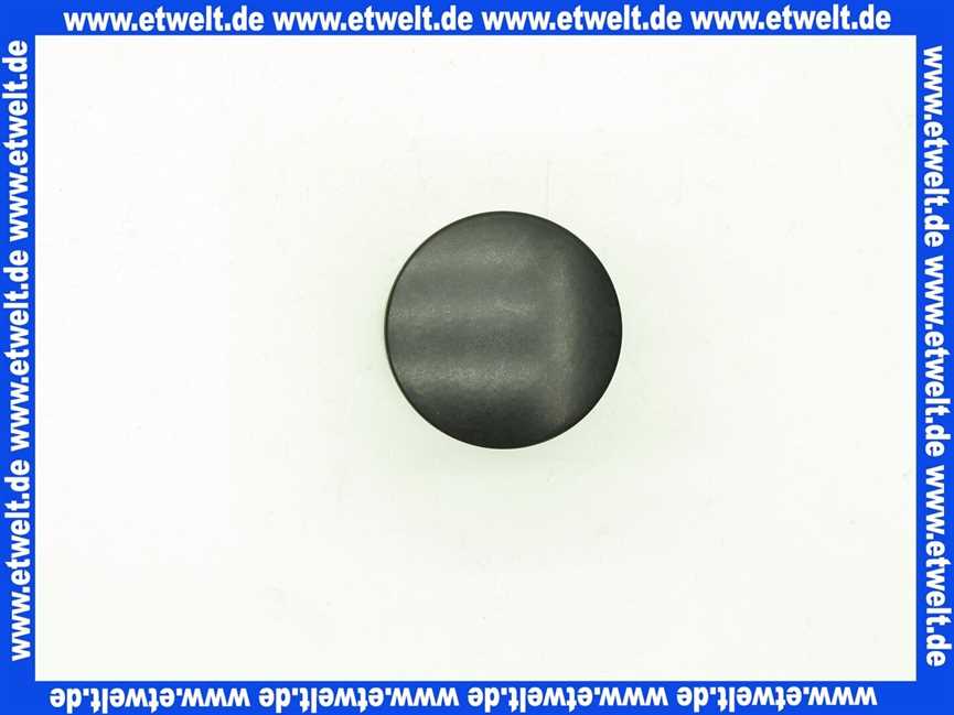 0431200160033 Dornbracht Stopfen zu Ablaufgarnitur Ersatzteile 04312001600 schwarz matt