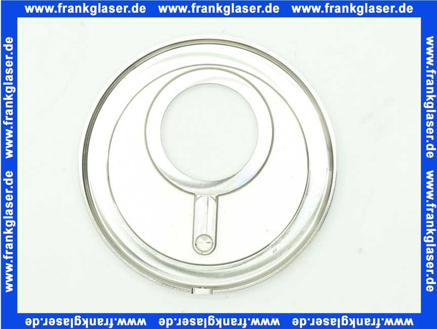 Dornbracht xTOOL Rosette Modern Ersatzteile 091102162 D. 124 x 10 mm platin matt 091102162-06 (Nachfolgeartikel)