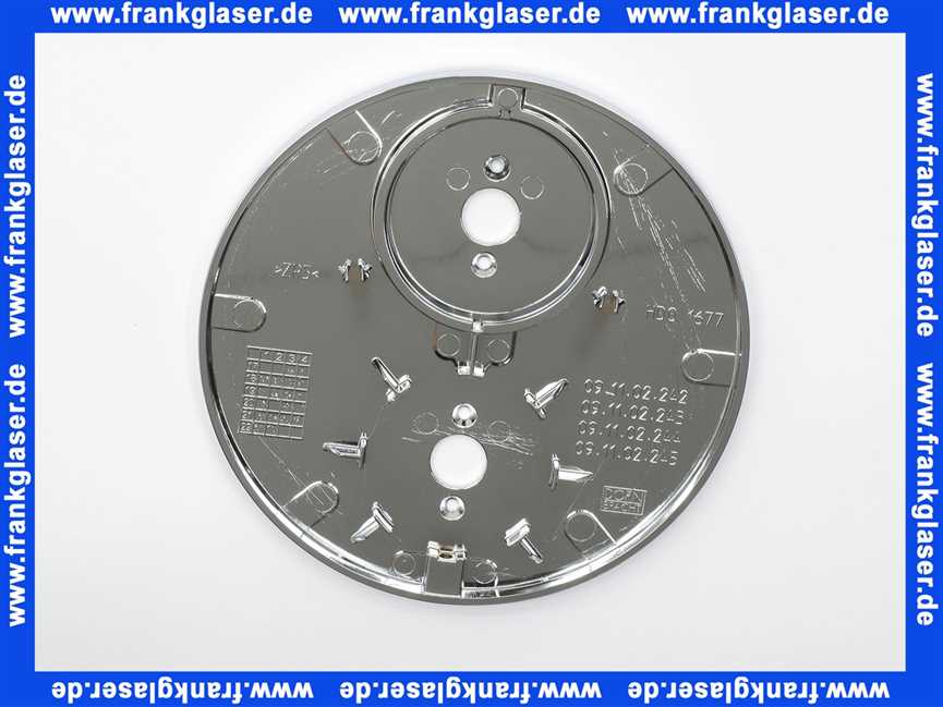 09110224200 Dornbracht Abdeckpl. für UP-Therm. Ersatzteile 091102242 chrom