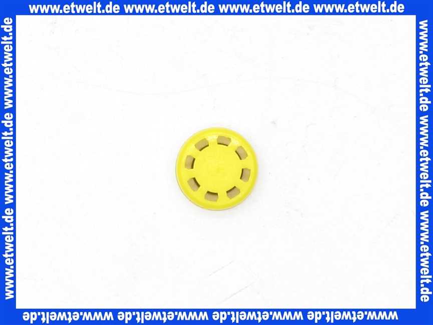 Dornbracht Durchflussbegrenzer gelb Ersatzteile 092301052 8,3 l/min. 09230105290