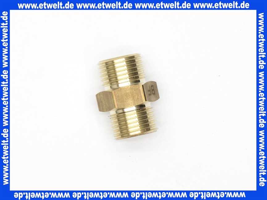 Dornbracht Nippel Doppelnippel Ersatzteile 09240316810 1/2 x 1/2 0924031681090