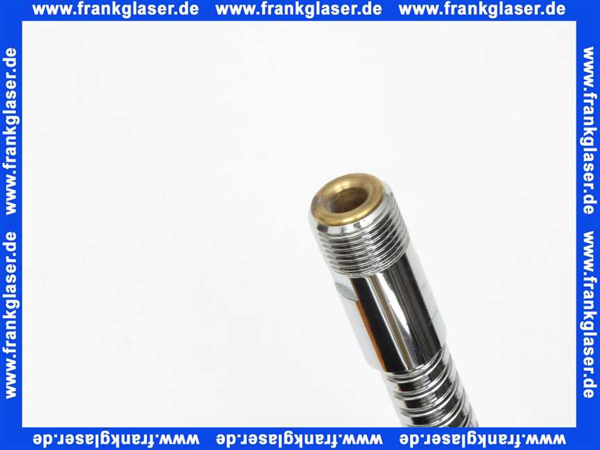 093002072-00 Dornbracht Metallbrauseschlauch 1250mm 1/2 Zoll Konus 3/8 Zoll Aussengewinde chrom