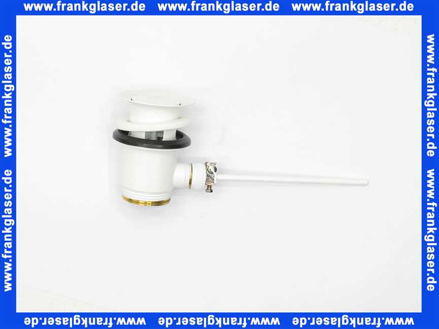 90110100100-10 Dornbracht Ablaufgarnitur für WT und Bidet Armaturen weiß matt