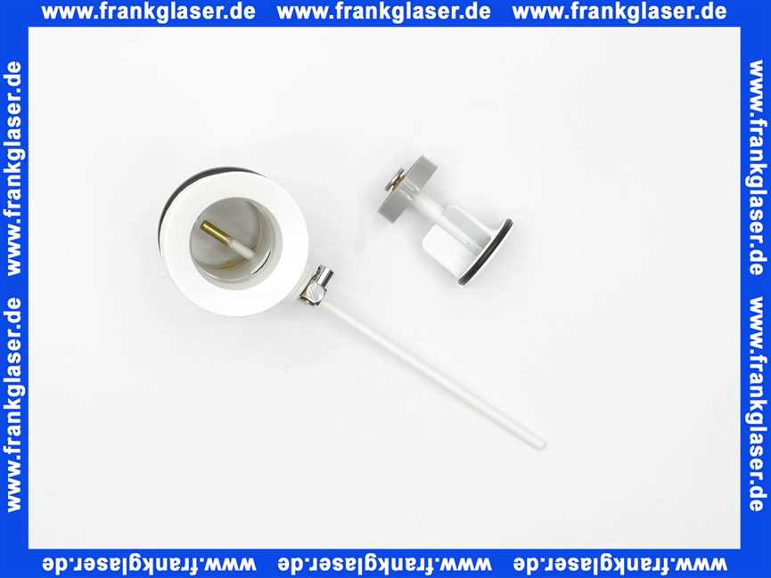 90110100100-10 Dornbracht Ablaufgarnitur für WT und Bidet Armaturen weiß matt