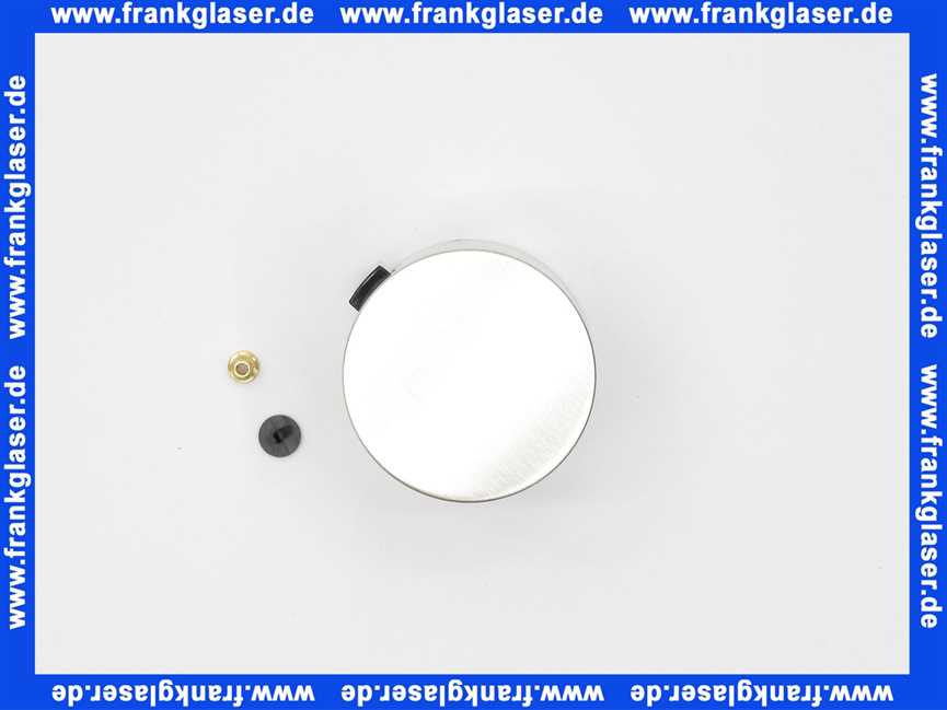 Dornbracht Griff für Thermostat Ersatzteile 90173300400 D. 46 x 48 mm platin matt