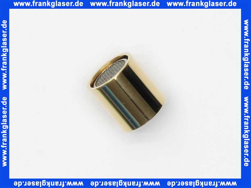 Dornbracht eMOTE Luftsprudler Ersatzteile 90230102700 M16x1-IG Messing (23kt) 90230102700-09