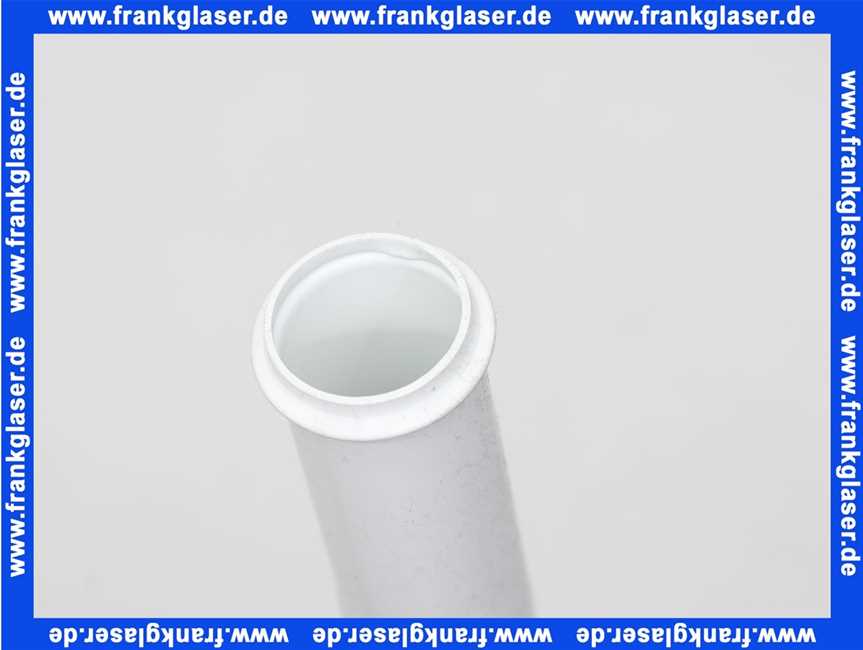 Spülrohr für hochhängenden Spülkasten D=32mm weiss mit Kröpfung 65mm ohne Bogen