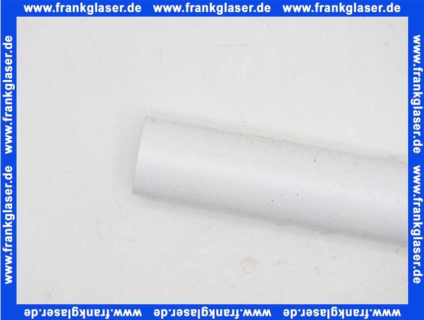 Spülrohr für hochhängenden Spülkasten D=32mm weiss mit Kröpfung 65mm ohne Bogen