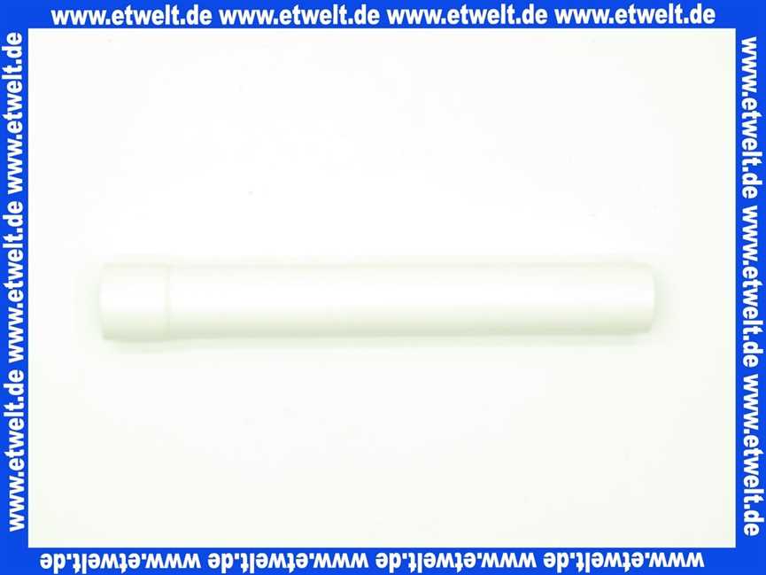 Spülrohrverlängerung D=32mm Länge 250mm weiss