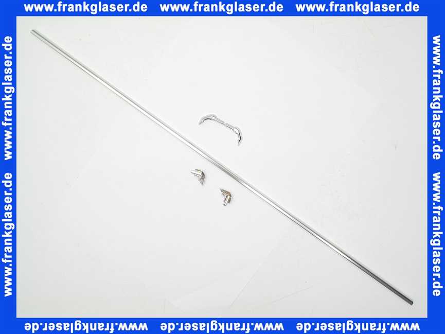 EL0064CSH Duka Schwallschutzleiste derby f.Fünfeckkabine silber hochglanz VIGOUR