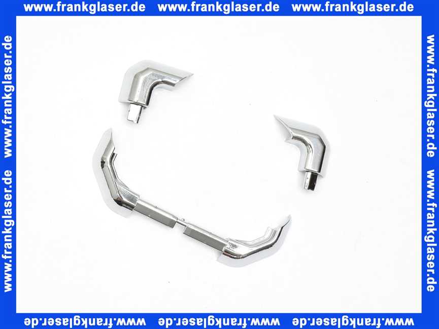 EL0064CSH Duka Schwallschutzleiste derby f.Fünfeckkabine silber hochglanz VIGOUR