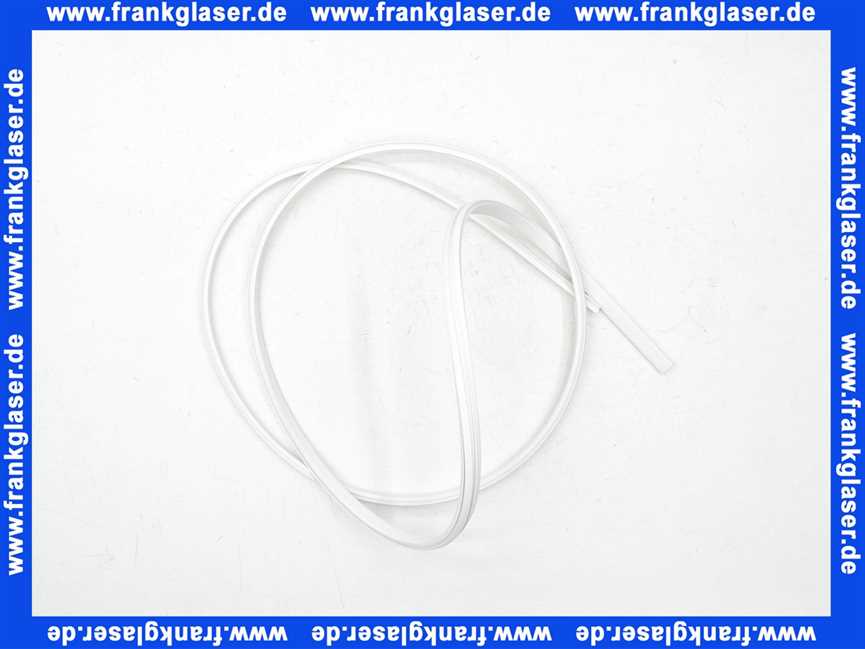 Duka Magnetprofil Dichtung Magnetleiste weiß für Duschabtrennung Duschtüre