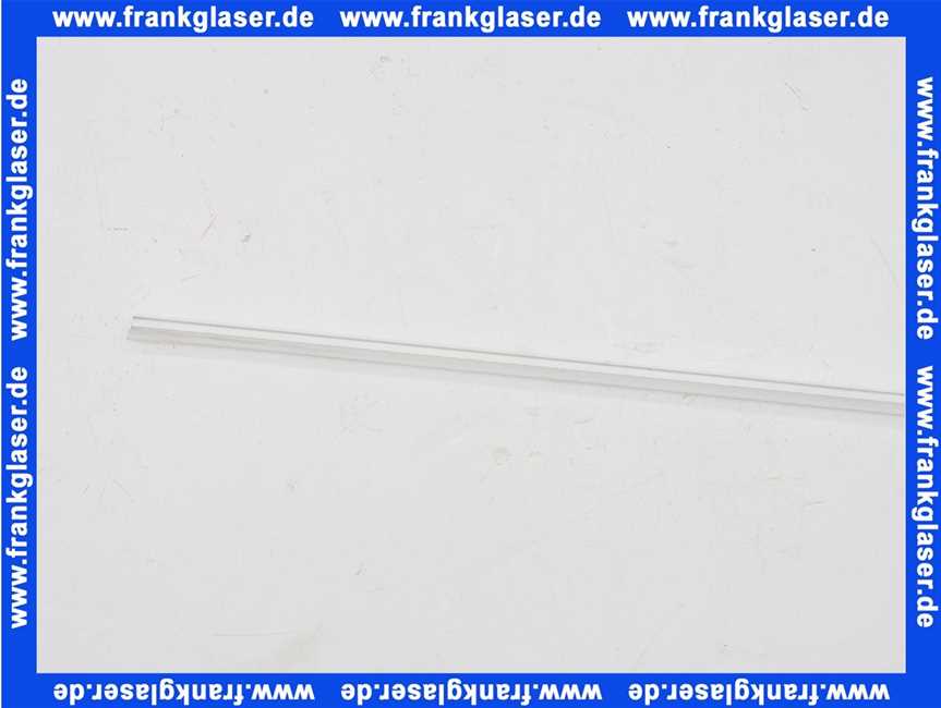 GUMN609 Duka Dichtleiste Pendeltür-Mauer Abrissl.11mm ESG 6 mm 2000 mm